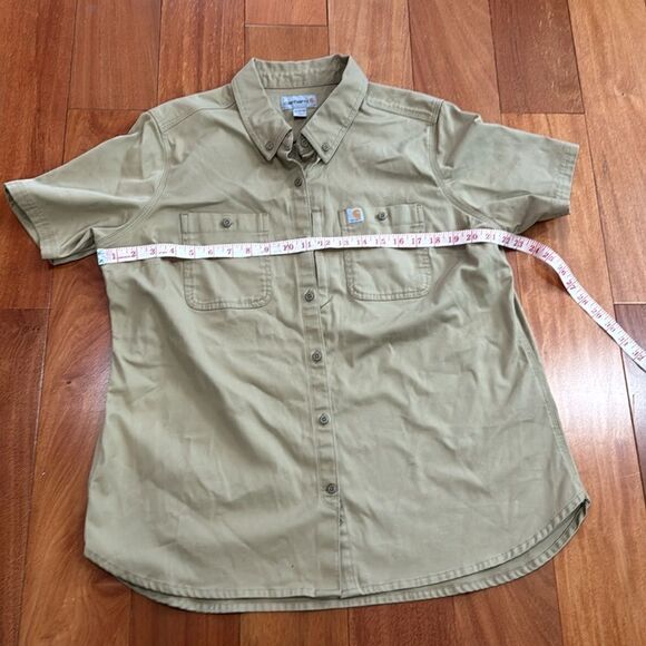Carhartt Women's Rugged Professional Short Sleeve Shirt size XL(16/18) - Picture 9 of 10
